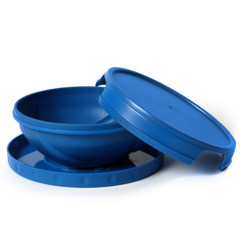 Blue Bowl & Plate Set